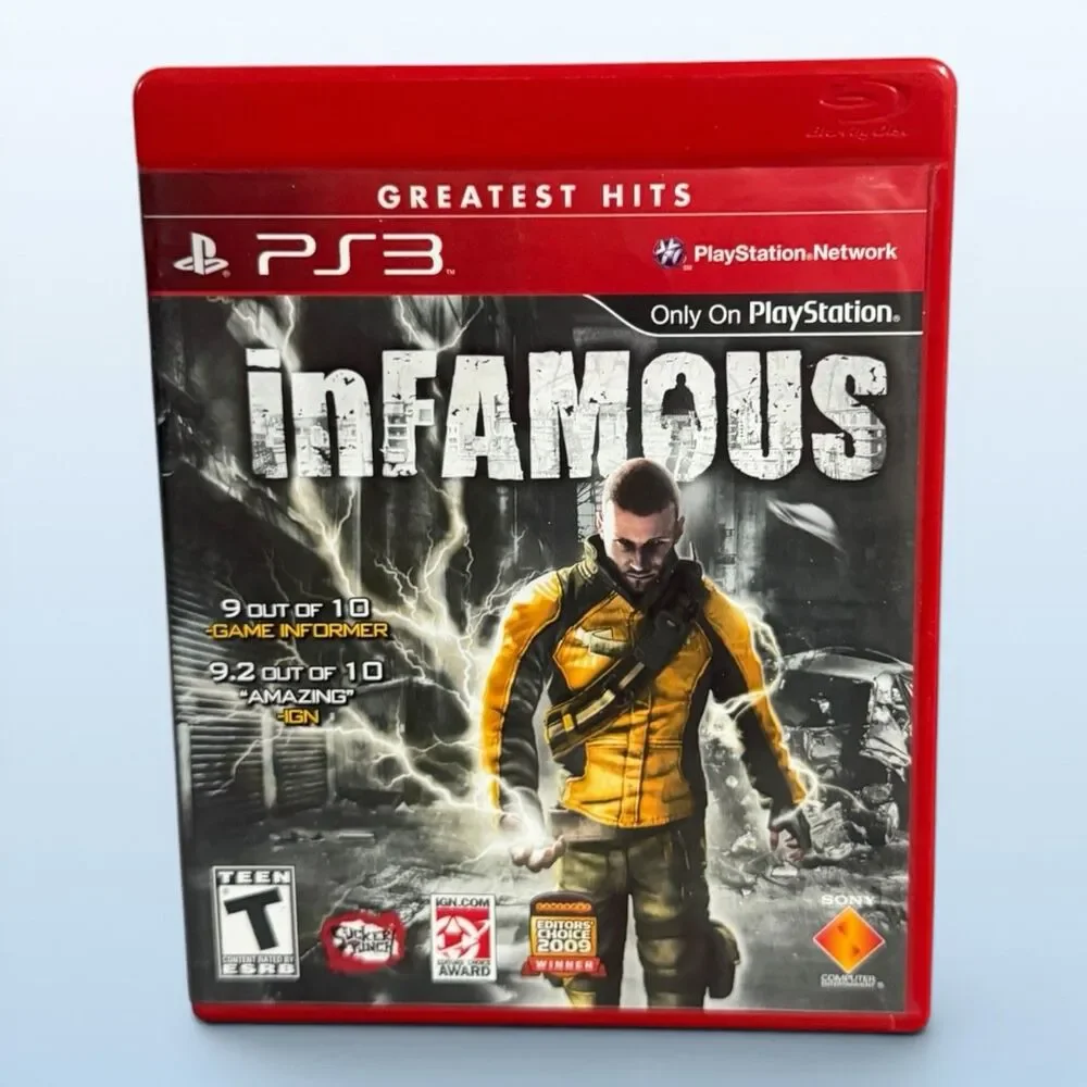 Sony PlayStation 3 (PS3) Greatest Hits Collection - inFAMOUS - Case/Manual/Disc